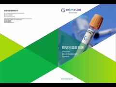 Collocatore di coagulo superiore arancione Tubo di raccolta del sangue Pro Coagulazione