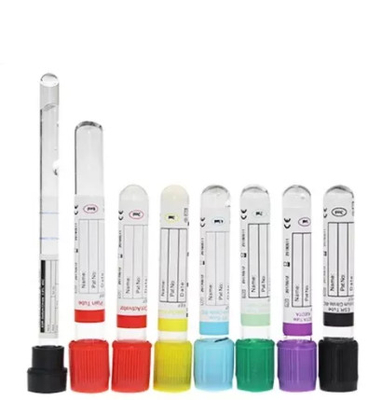 Disposable Medical Supplies Custom Sterile Vacuum Blood Collection Tube