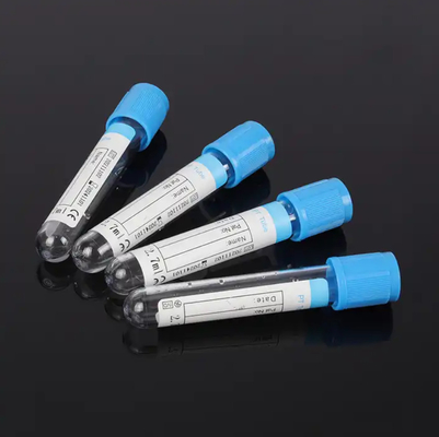 CE ISO FSC Approved Medical Sodium Citrate 3.2% PT Blood Collection Tube Blue Cap Color