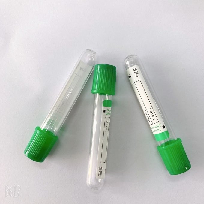 Green-Top Lithium Heparin Tube with Additive/Non-Additive for Routine Chemistry Tests