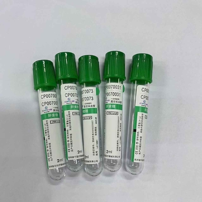 Verde della raccolta del sangue di vuoto della metropolitana dell'eparina del litio 5ml di CP-NH (LH)
