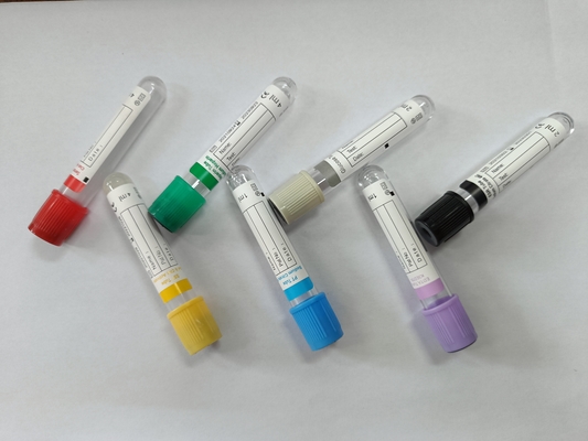 K2 / K3 Vacuum Blood Collection Tubo EDTA Vetro PET 16 * 100mm