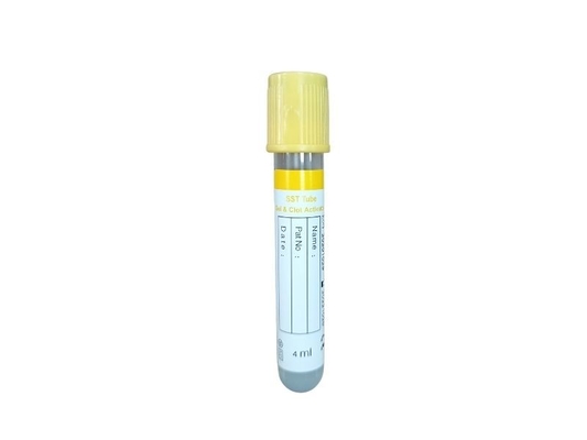 Raccolta di sangue per coaguli di gel per la separazione del siero medico con tubo SST in plastica per ospedale