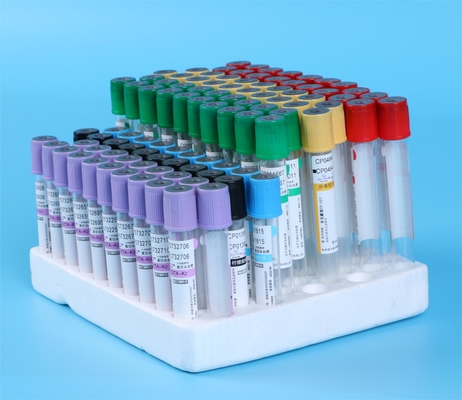 Medicale EDTA K2 K3 tubo di raccolta del sangue sotto vuoto PET tubo di plastica EDTA per laboratorio