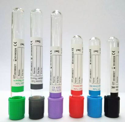 Tubo sterile a vuoto per la raccolta del sangue per campioni di plasma, prelevare volume 1-10 ml da forniture mediche usa e getta