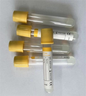 Metropolitana medica 2 della raccolta del sangue di vuoto - metropolitana del gel 10ml con la cima gialla