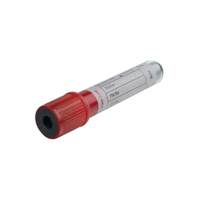 Consumi medici tubo a vuoto per la raccolta del sangue senza additivi tubo rosso semplice