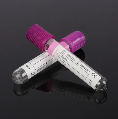 Servizi medici ospedalieri Tubo di prelievo del sangue a vuoto EDTA K3 EDTA K2 Tubo di prelievo viola Volume 1-10ml