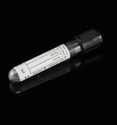 cappello nero monouso citrato di sodio vuoto del sangue tubo di raccolta di test ESR nero