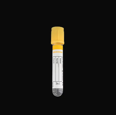 Tubo gel per la raccolta del sangue con top giallo e 1-10 ml di volume di estrazione OEM accettato