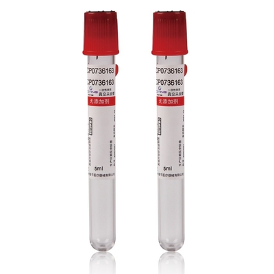 tubo di raccolta del sangue a vuoto per test chimici del siero OEM sterilizzazione