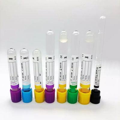 Provette per prelievo ematico sottovuoto monouso in PET e vetro da 1-10 ml, etichette personalizzate disponibili